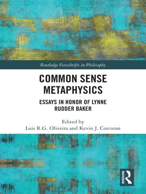 cover image of Common Sense Metaphysics